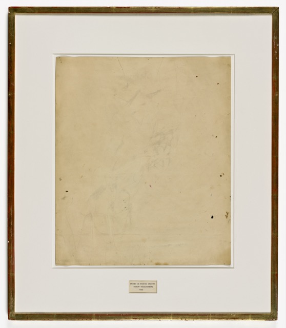 Erased de Kooning Drawing (1953)